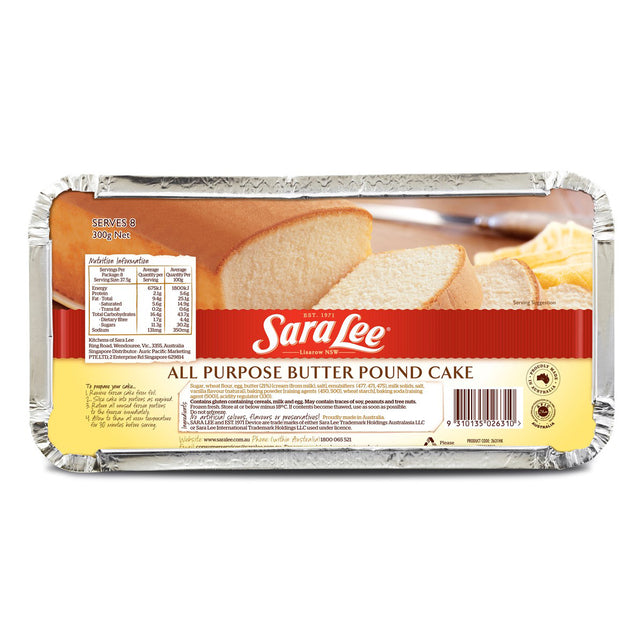 Sara Lee All Purpose Pound Cake