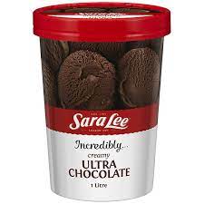 Sara Lee Ultra Chocolate Ice Cream 1 Litre