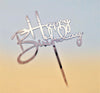 Cake Topper Pink