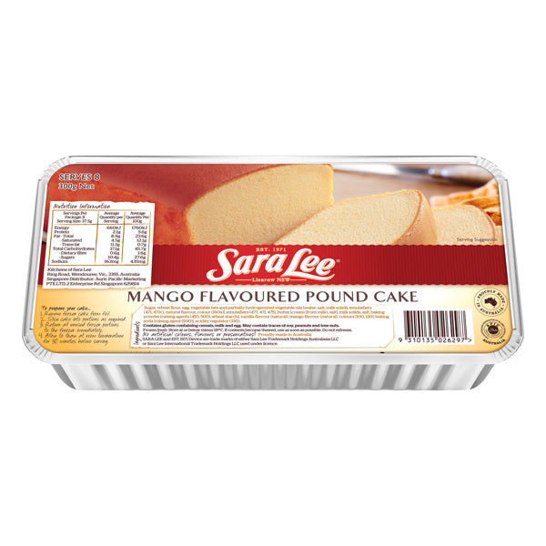 Sara Lee Mango Pound Cake