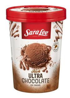 Sara Lee Ultra Chocolate Ice Cream 1 Litre