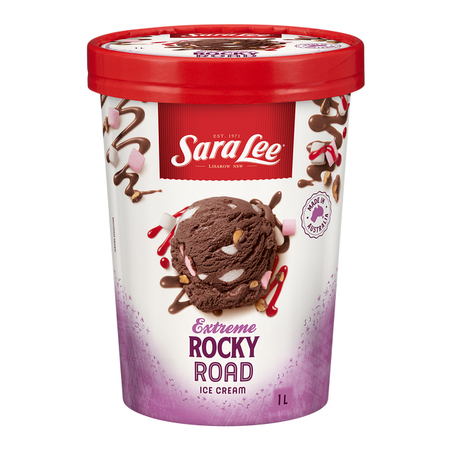 Sara Lee Rocky Road Ice Cream 1 Litre